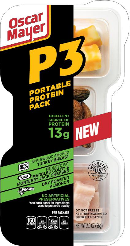Oscar Mayer introduces P3 Portable Protein Pack