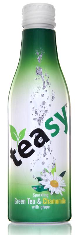 Teasy energy drink in Rexam Fusion bottle