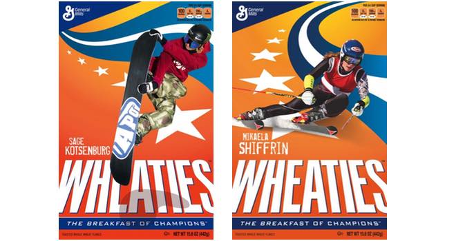 General Mills celebrates Winter Olympics gold with special Wheaties boxes