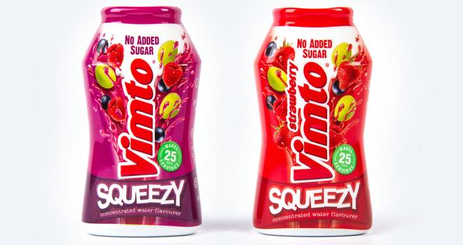 Vimto Squeezy water enhancers