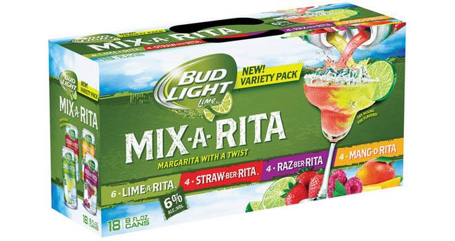 Bud Light Lime Mang-O-Rita and Raz-Ber-Rita