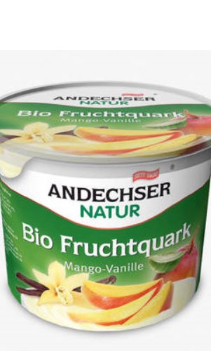Andechser Natur releases Bio Fruchtquark fruit curd