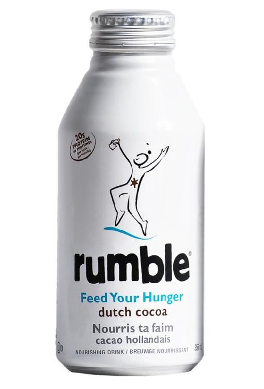 Rumble shakes in Alumi-Tek bottles