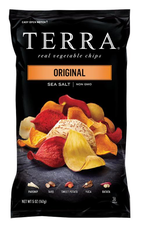 Hain Celestial refreshes packaging for Terra Real Vegetable Chips