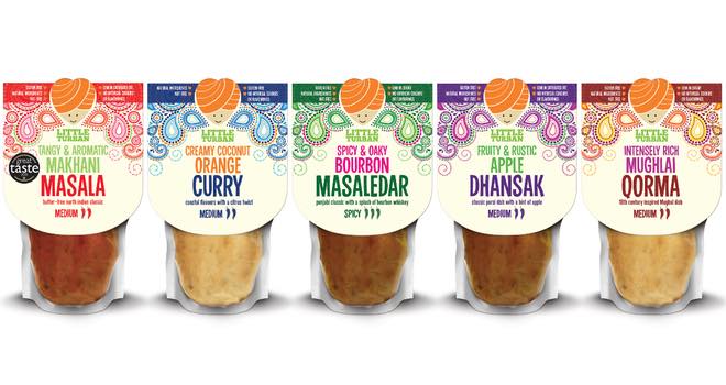 Little Turban Indian curry sauces, designed by Slice Design