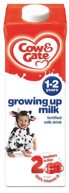 New formulation for Cow & Gate Growing Up Milk