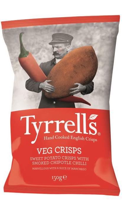 Sweet Potato with Smoked Chipotle Chilli crisps from Tyrrells