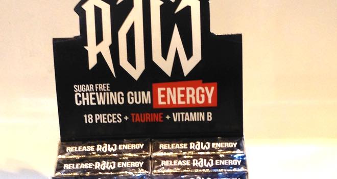 Podcast: Raw Energy Chewing Gum with taurine