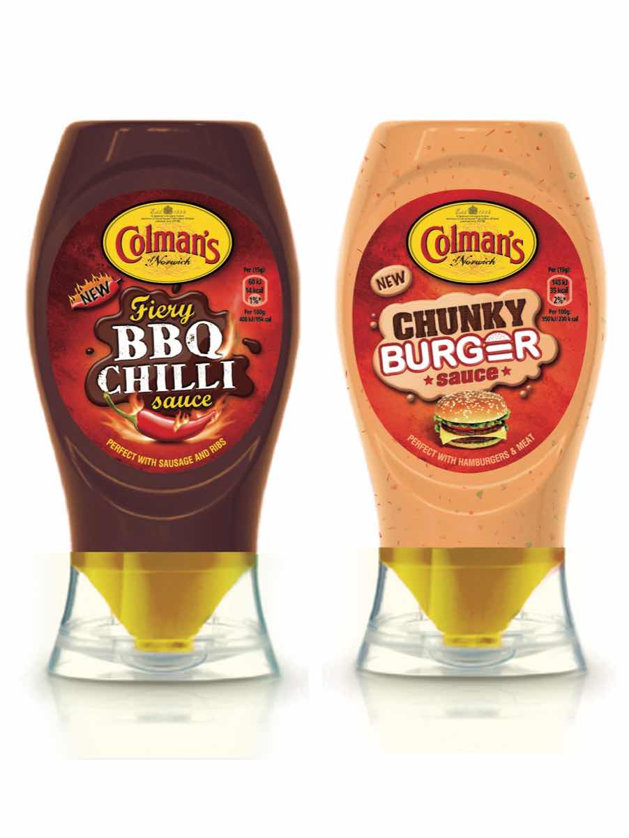 Unilever adds two new flavours to Colman’s BBQ sauces range