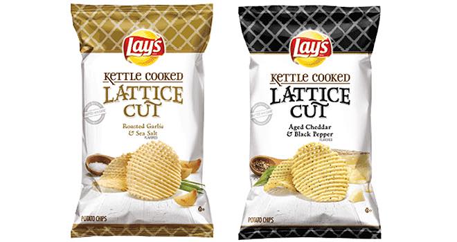 Lay's Kettle Cooked Lattice Cut Potato Chips
