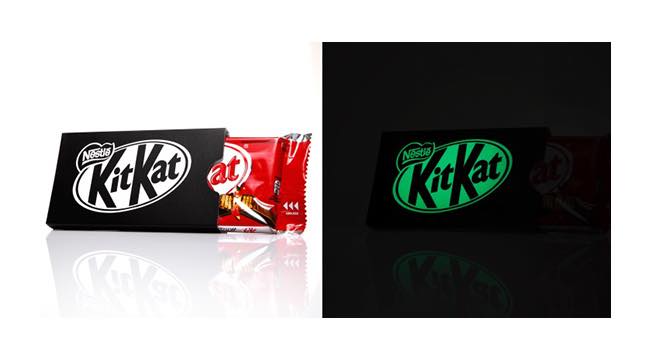 Fluorescent KitKat celebrates Earth Hour 2014