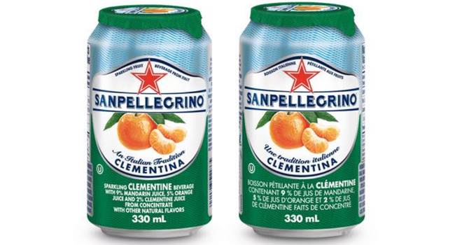 Clementina flavour Sanpellegrino Sparkling Fruit Beverage
