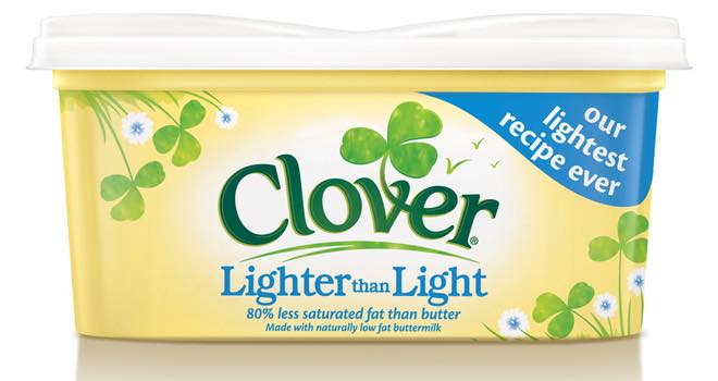 Dairy Crest launches Clover Lighter Than Light
