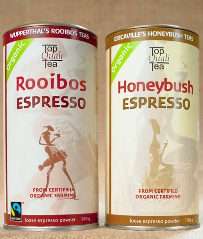 TopQualiTea South Africa's Rooibos and Honeybush espresso powder