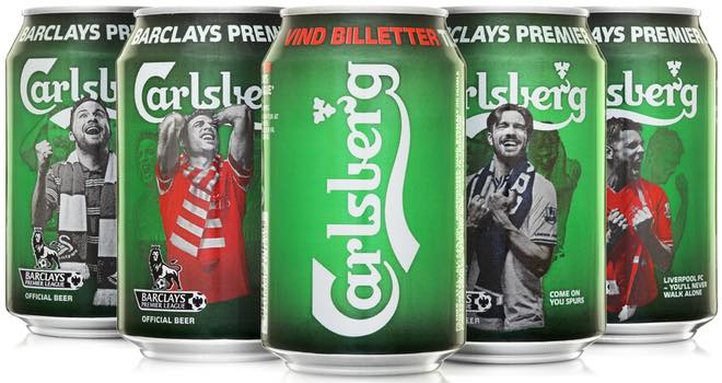 Rexam produces football cans for Carlsberg Denmark