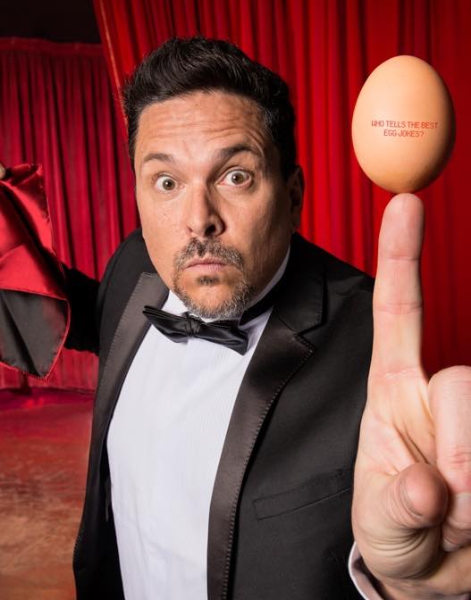 Dom Joly cracks jokes on Big & Fresh eggs