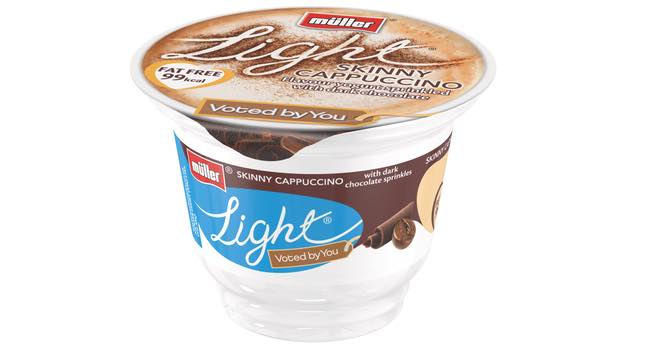 Müllerlight Skinny Cappuccino Sprinkled with Dark Chocolate