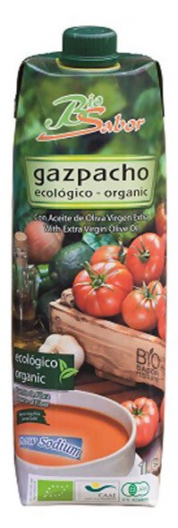Biosabor Nature's organic low-sodium gazpacho