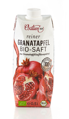 Solutions Vertriebs' Oxitien 613 Granatapfel Bio-Saft