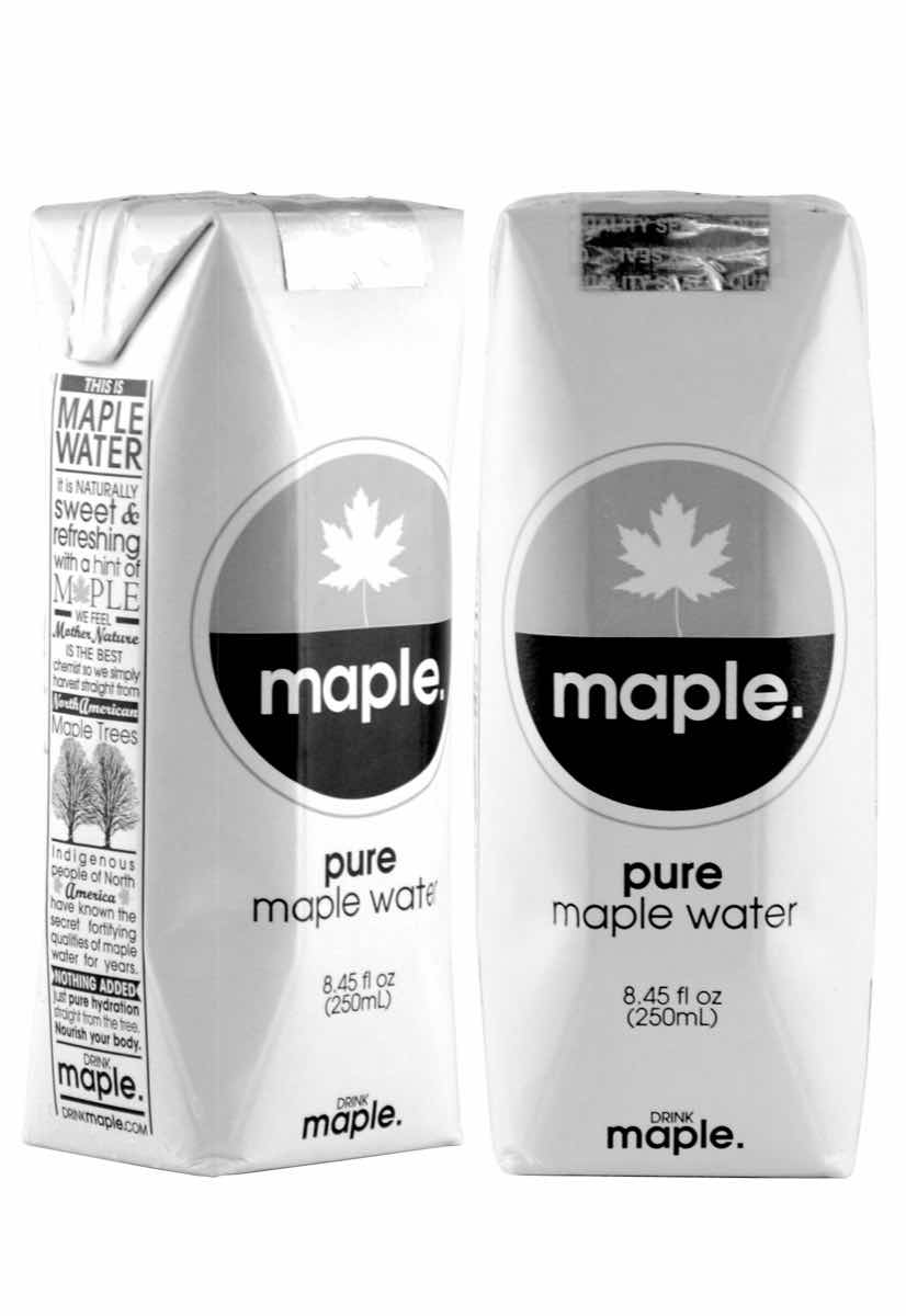 DRINKmaple introduces maple. – pure maple water