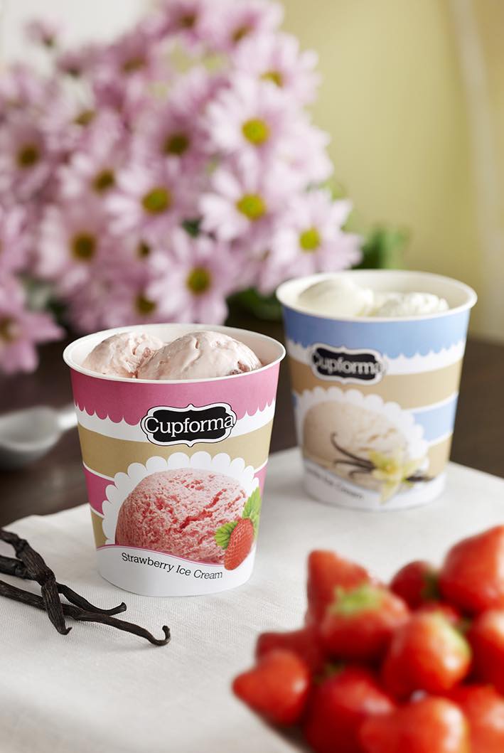Stora Enso’s Cupforma Ice for ice cream packaging