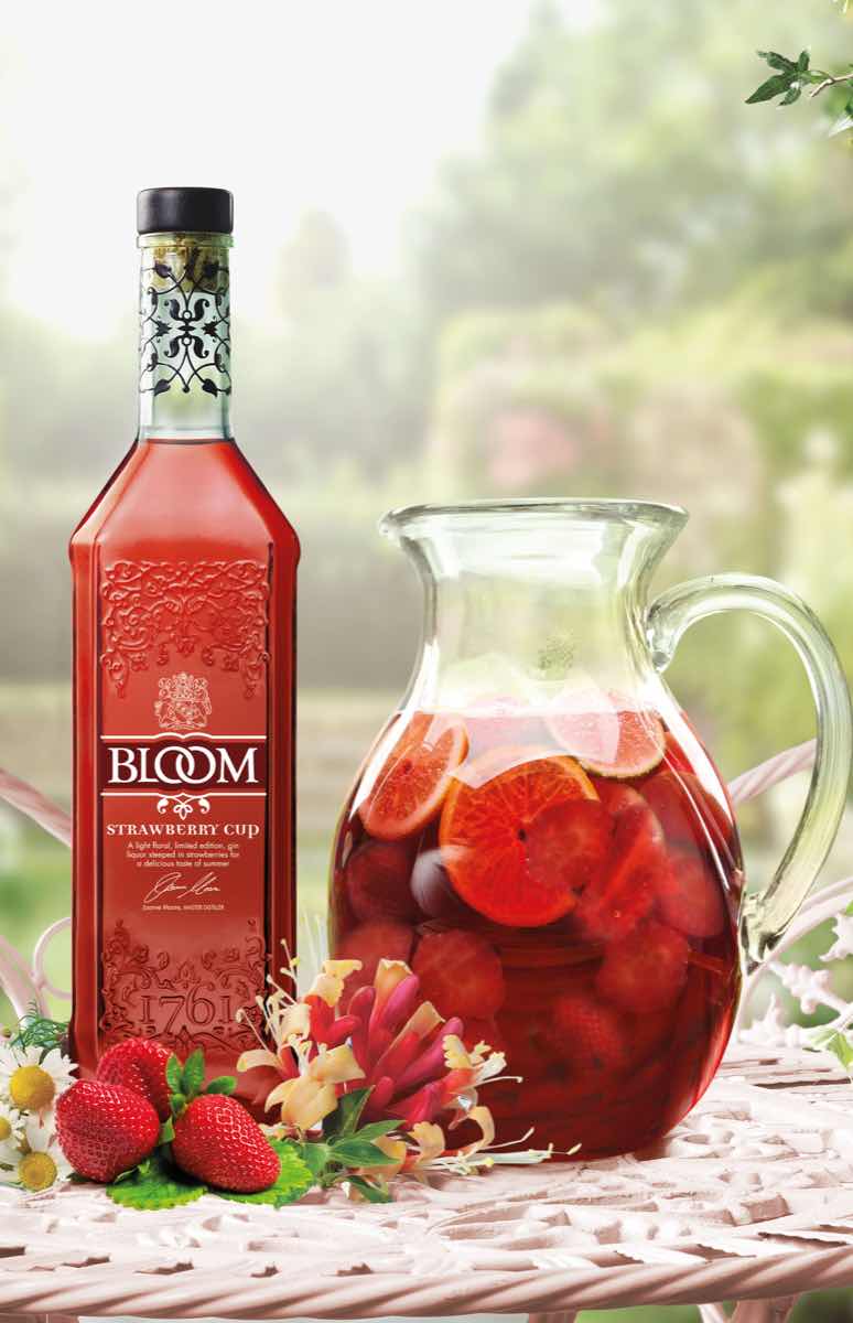Quintessential Brands’ Bloom London Dry Gin Strawberry Cup