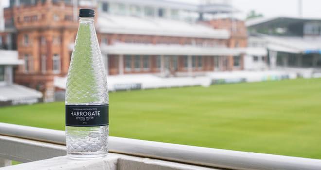 Harrogate Spring Water is Official Water of England Cricket