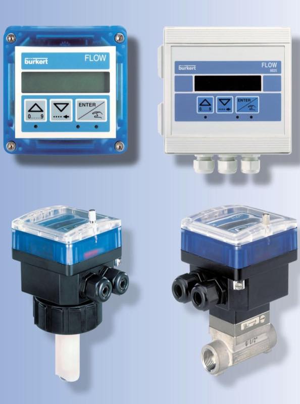 Bürkert improves functionality of batch controller and flow transmitter