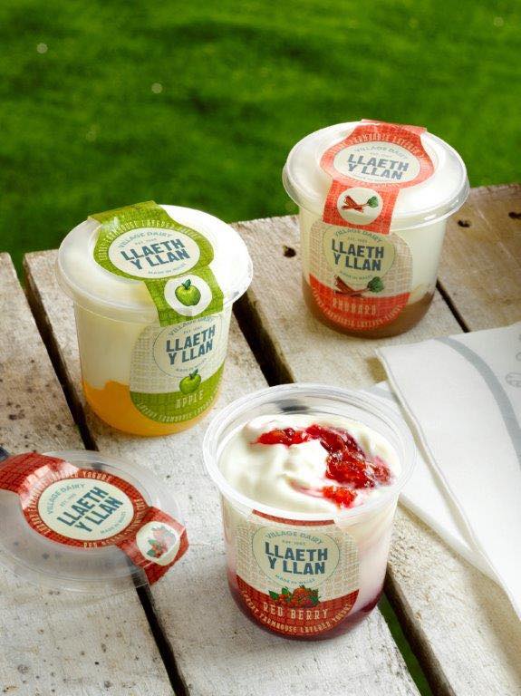 The Taste of Summer Llaeth y Llan luxury yogurt from Village Dairy