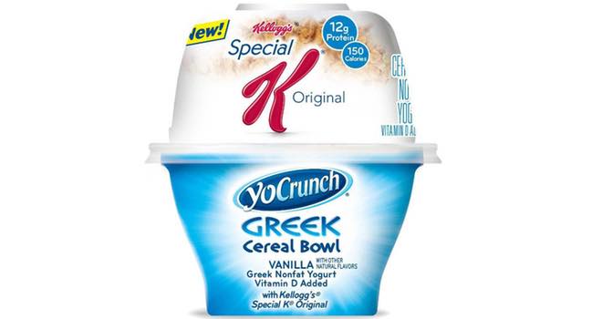 Danone's YoCrunch partners with Kellogg for YoCrunch Cereal Bowl