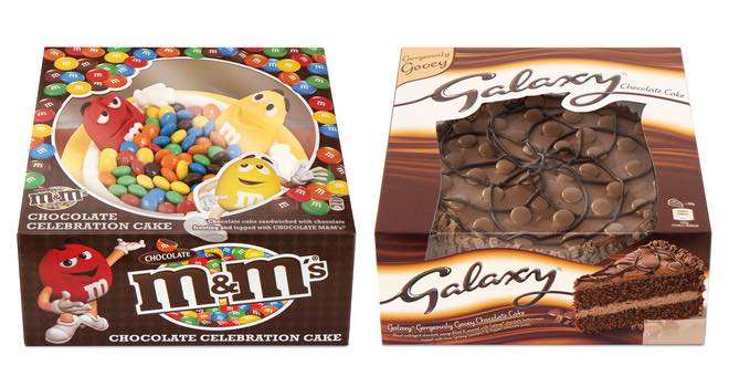 Mars enters cake category with Galaxy and M&M's chocolate cakes