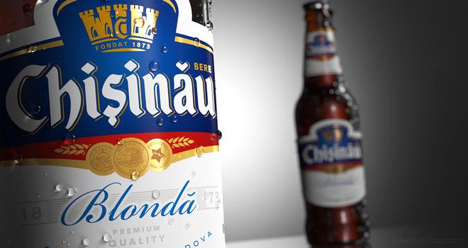 Moldova's Chi?in?u beer redesigned by Cartils