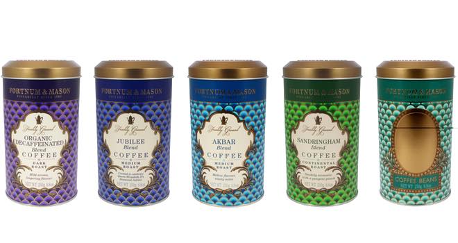 Crown refreshes Fortnum & Mason's range of coffee tins