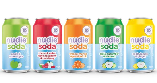 Nudie & Soda drinks in five flavours