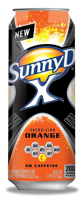 SunnyD X test marketed by Sunny Delight Beverages