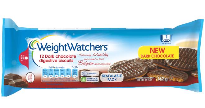 Dark Chocolate Digestive Biscuits from Weight Watchers