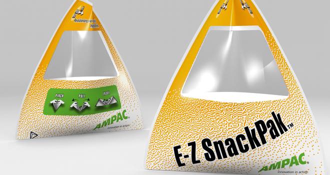 E-Z SnackPak flexible pouch format by Ampac