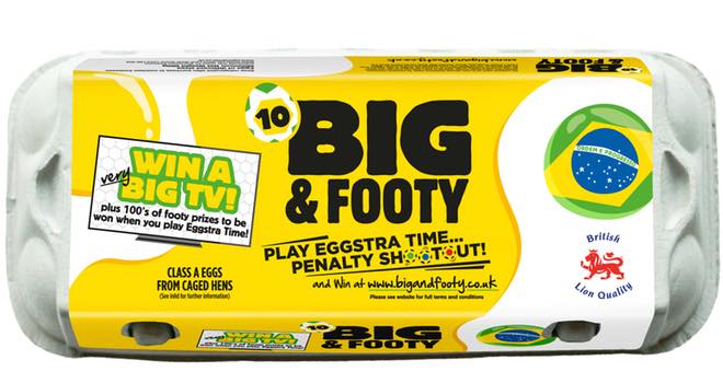Limited edition promotional World Cup 2014 packs from Big & Fresh