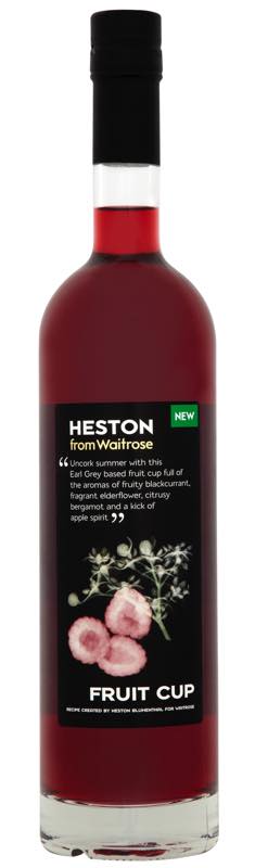 Sales are high for Heston from Waitrose Fruit Cup gin-based drink