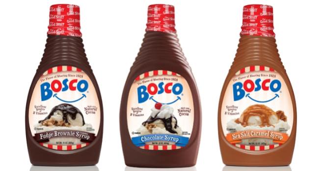 New Bosco Syrup flavours for Walmart distribution