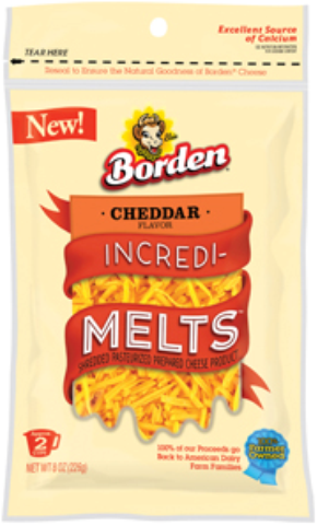 Borden's Incredimelts cheese range