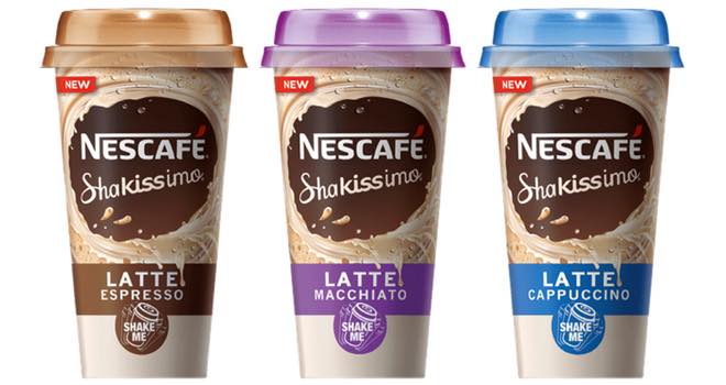 Nescafé Shakissimo chilled coffees launch in Europe