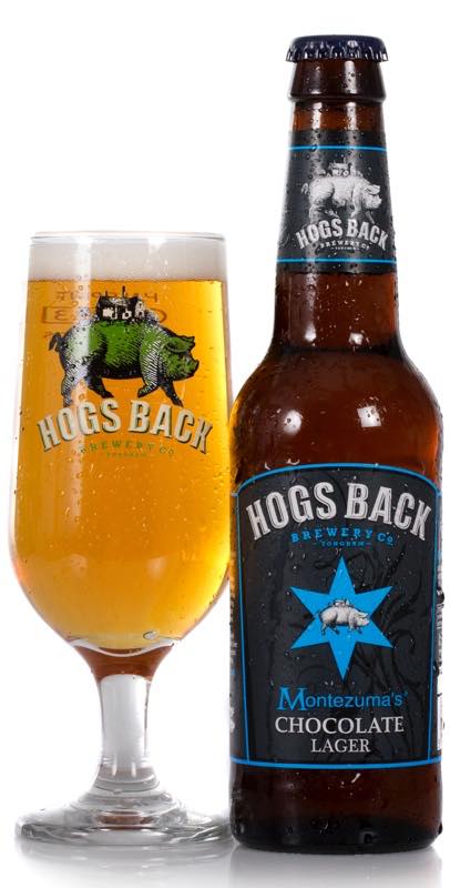 Hogs Back Brewery develops chocolate lager with Montezuma's