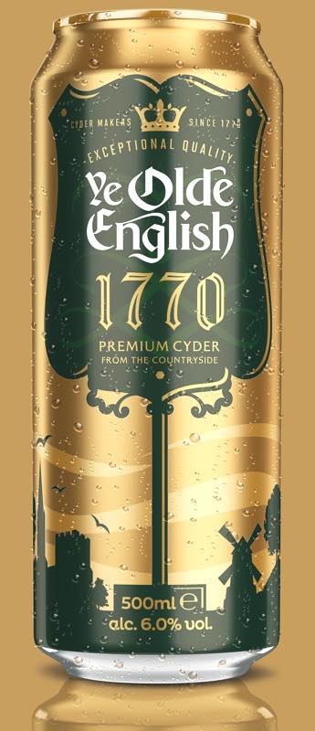 Ye Olde English 1770 by Shepton Mallet Cider Mill
