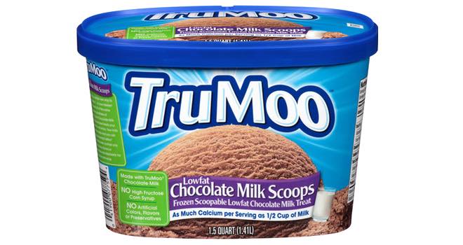 TruMoo Low Fat Chocolate Milk Scoops