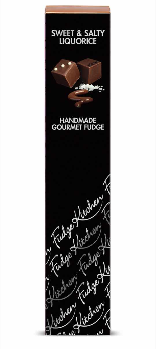Sweet & Salty Liquorice Handmade Gourmet Fudge by Fudge Kitchen