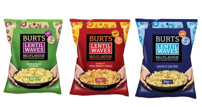 Burts Chips enters 'alternative snacks' sector with Lentil Waves