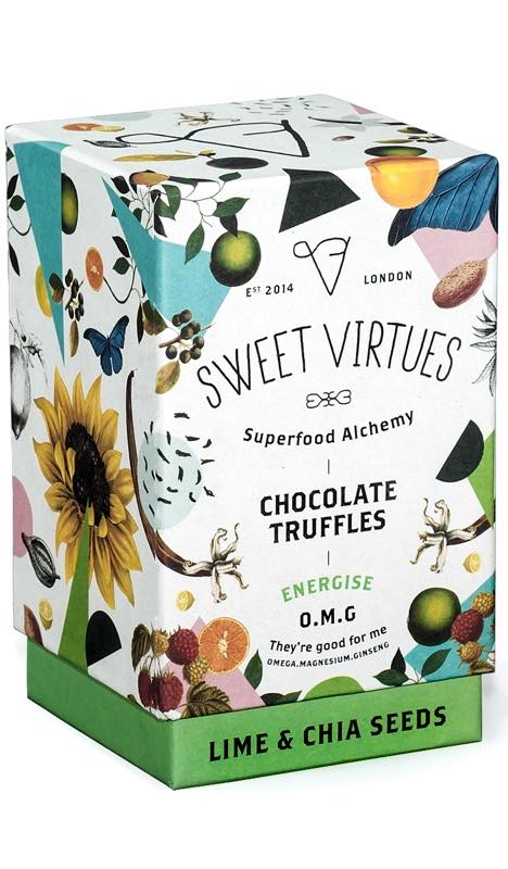 Sweet Virtues super food luxury Chocolate Truffles