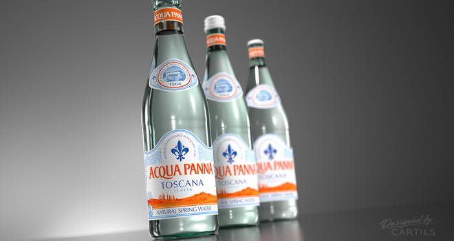 Acqua Panna still water brand is redesigned by Cartils