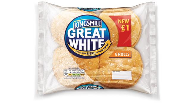 Kingsmill Great White Rolls from Allied Bakeries